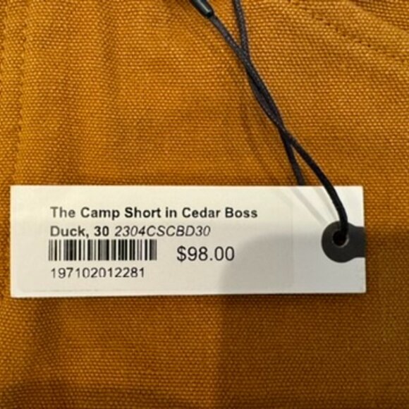 Taylor Stitch Camp Short in Cedar Boss Cloth (size 30) - Picture 2 of 8